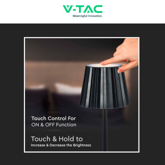 VT-1028 Lampada LED da Tavolo 3in1 1,5W Dimmerabile Touch V-Tac