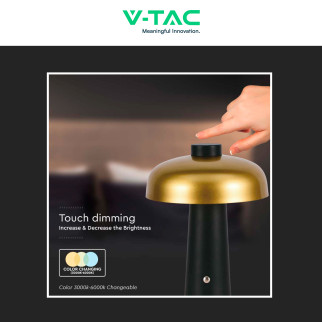 VT-1050 Lampada LED 3in1 da Tavolo 3W Dimmerabile Changing Color V-Tac