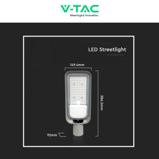 VT-150050ST Lampada Stradale LED 50W SMD Lampione IP65 V-Tac