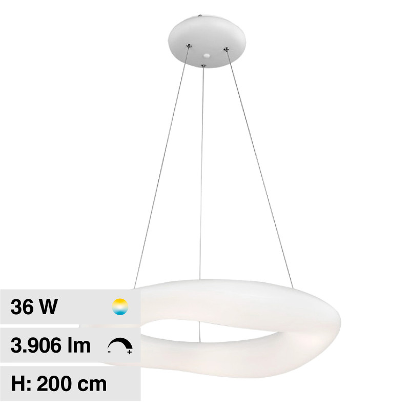 VT-7605 Lampadario LED Rotondo 36W SMD CCT V-Tac Gallery
