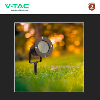 VT-7701 Portafaretto da Giardino con Portalampada GU10 V-Tac