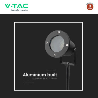 VT-7701 Portafaretto da Giardino con Portalampada GU10 V-Tac