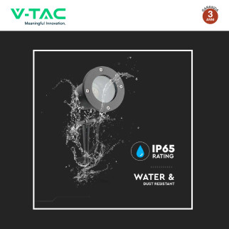 VT-7701 Portafaretto da Giardino con Portalampada GU10 V-Tac