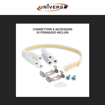 Tubo LED T5 24W SMD 120cm Linkabile in Alluminio Universo