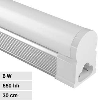 Tubo LED T5 6W SMD 30cm Linkabile in Alluminio Universo