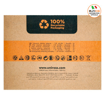 Batterie Indutrial AA / LR6 / Stilo / 1,5V - 20 Box da 24 Uniross