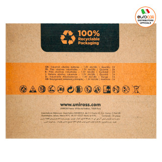 Batterie Indutrial AA / LR6 / Stilo / 1,5V - 20 Box da 24 Uniross