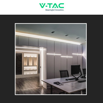 V-Tac VT-555 LED Neon Impermeabile Bianca - Bobina da 10