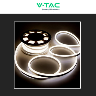 V-Tac VT-555 LED Neon Impermeabile Bianca - Bobina da 10