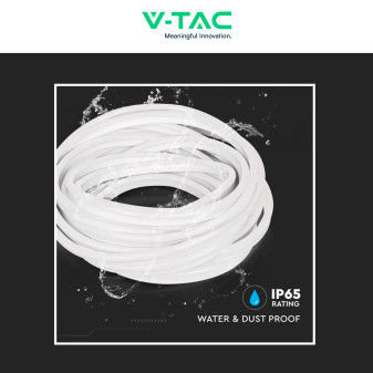 V-Tac VT-555 LED Neon Impermeabile Bianca - Bobina da 10