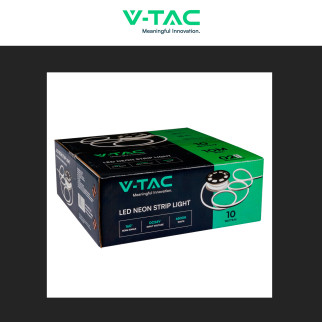 V-Tac VT-555 LED Neon Impermeabile Bianca - Bobina da 10