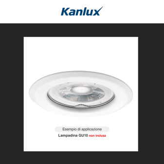 Acquista Kanlux ARGUS II CT-2114-W Portafaretto Rotondo da incasso