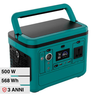 VT-606 Accumulatore Portatile al Litio 568Wh 500W V-Tac