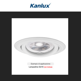 Acquista Kanlux ARGUS II CT-2115-W Portafaretto Rotondo Orientabile