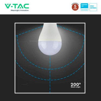 Lampadina LED E27 15W Goccia A65 SMD Chip Samsung V-Tac Pro