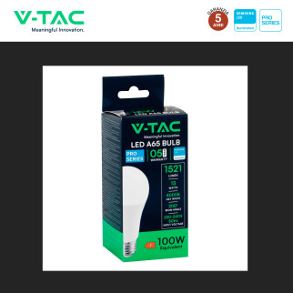 Lampadina LED E27 15W Goccia A65 SMD Chip Samsung V-Tac Pro