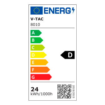 VT-7798 Lampadario LED a Sospensione 24W SMD Colore Nero V-Tac