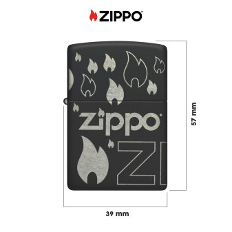 Accendino Zippo mod. 48908 Zippo Design Ricaricabile Antivento