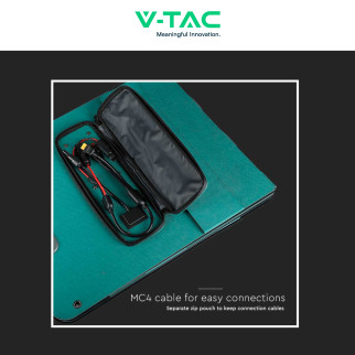 VT-10080 Pannello Fotovoltaico 80W Portatile IP67 V-Tac