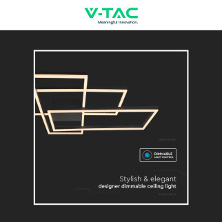 VT-7926 Plafoniera LED Design Rettangolare 47W Dimmerabile  V-Tac