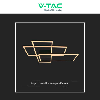 VT-7926 Plafoniera LED Design Rettangolare 47W Dimmerabile  V-Tac