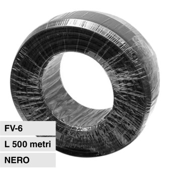 Cavo FV-6 per Pannelli Solari Fotovoltaici Nero V-Tac 500mt