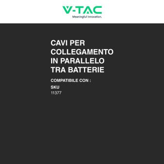 Cavi di Collegamento in Parallelo per Batterie V-Tac