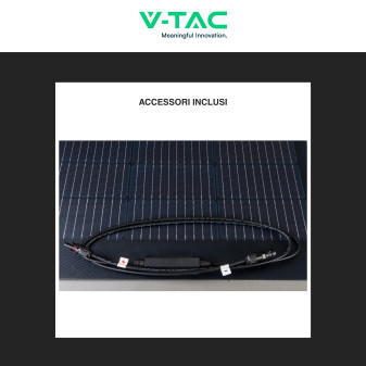 VT-10100 Pannello Fotovoltaico 100W Portatile IP67 V-Tac