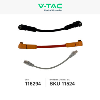 Cavi di Collegamento in Parallelo Batterie V-Tac