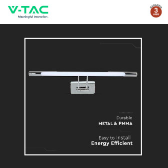Lampada LED da Specchio 13W VT-7012 SMD Colore Cromo V-Tac