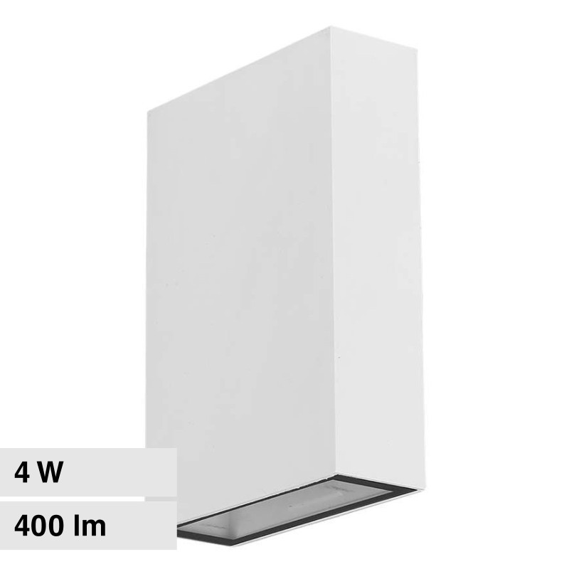 VT-844 Lampada LED da Muro 4W SMD IP65 Colore Bianco V-Tac