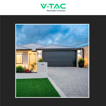 VT-844 Lampada LED da Muro 4W SMD IP65 Colore Bianco V-Tac