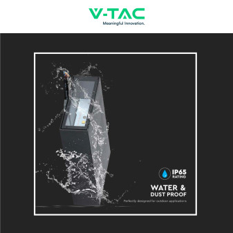 VT-844 Lampada LED da Muro 4W SMD IP65 Colore Nero V-Tac