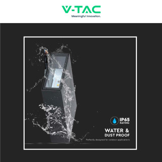 VT-844 Lampada LED da Muro 4W SMD IP65 Colore Nero V-Tac