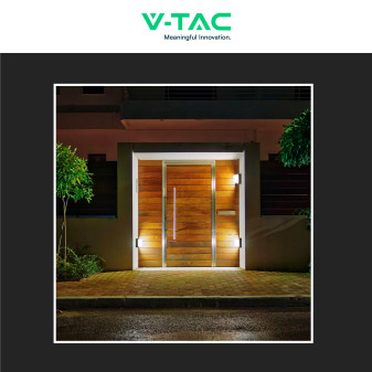VT-828 Lampada LED da Muro 12W SMD Applique Nera IP65 V-Tac