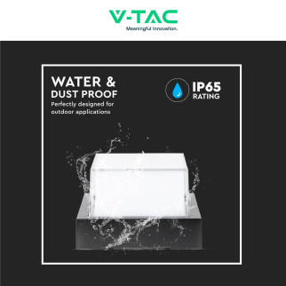 VT-828 Lampada LED da Muro 12W SMD Applique Nera IP65 V-Tac