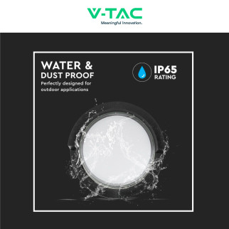 VT-831 Lampada LED da Muro 7W SMD IP65 Colore Nero V-Tac