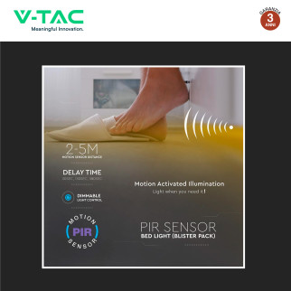 VT-8067 Bedlight Kit Striscia LED Sensore Alimentatore V-Tac