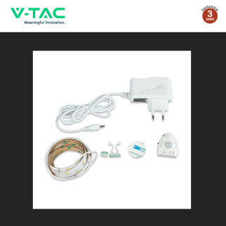 VT-8067 Bedlight Kit Striscia LED Sensore Alimentatore V-Tac