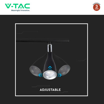 VT-813 Lampada LED da Parete 13,5W SMD Colore Nero V-Tac