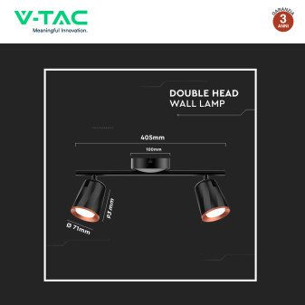 Applique Orientabile V-Tac VT-812 Lampada LED da Parete 10W