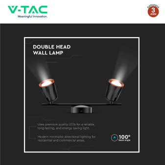 Applique Orientabile V-Tac VT-812 Lampada LED da Parete 10W