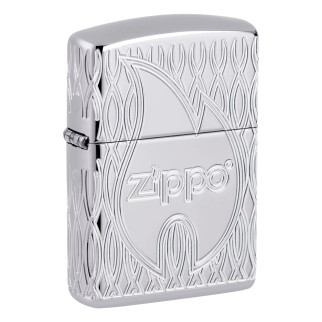 Accendino Zippo mod. 48838 Flame Design Antivento Ricaricabile