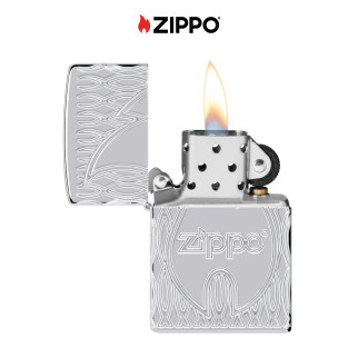 Accendino Zippo mod. 48838 Flame Design Antivento Ricaricabile