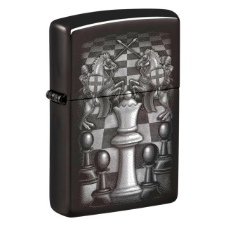 Accendino Zippo 48762 Chess Design Antivento Ricaricabile