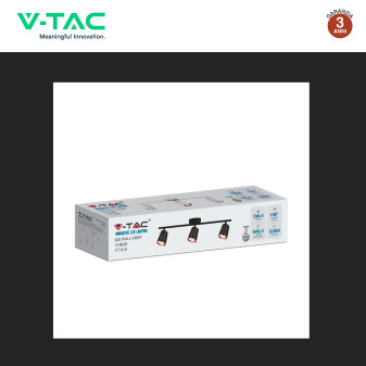 VT-818 Lampada LED Parete 15W SMD Colore Nero V-Tac