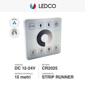 Controller Wireless per Strisce LED Bianco LEDCO CT610P