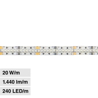 Striscia LED 100W Flessibile SMD Monocolore 24V 5m LEDCO