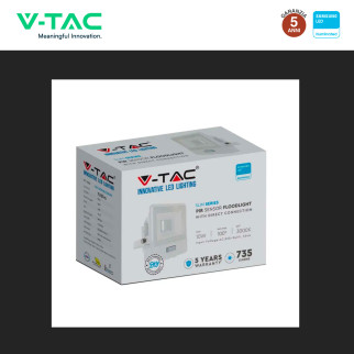 VT-118S Faro LED 10W SMD Chip Samsung con Sensore IP65 V-Tac