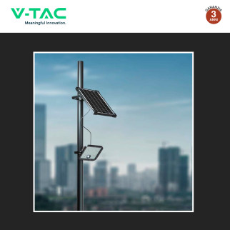 VT-432 Faro LED 30W IP65 Pannello Solare con Sensore Telecomando V-Tac